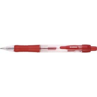 Długopis żelowy Donau Gelclick 0.5mm czerwony Donau