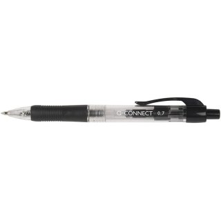 Długopisy Q-Connect 0.7mm czarne (10) Q-CONNECT