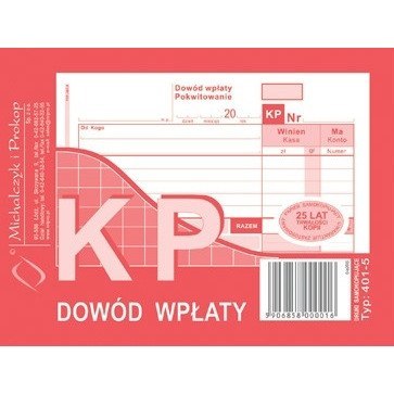KP - DOWÓD WPŁATY A6 (WIELOKOPIA) Michalczyk i Prokop