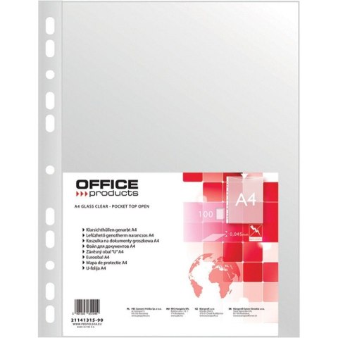 Koszulki Office Products A4/45µm groszkowe (100) Office Products Koszulki Office Products A4/45µm groszkowe (100) Office Products