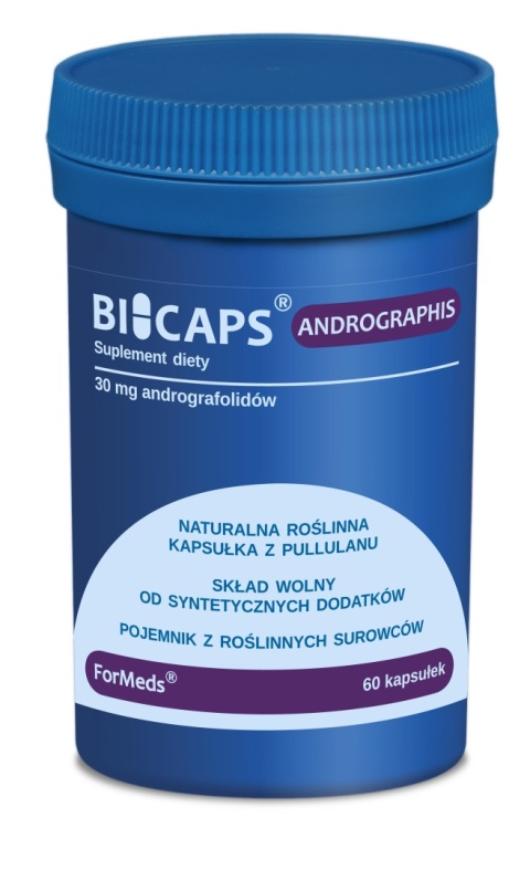 ForMeds Bicaps Andrographis 60 kapsułek wegańskich ForMeds Bicaps Andrographis 60 kapsułek wegańskich