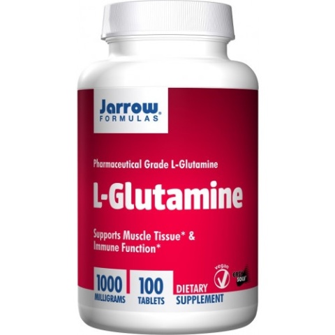 Jarrow Formulas L-Glutamine 1000 mg Glutaminy 100 tabletek Jarrow Formulas L-Glutamine 1000 mg Glutaminy 100 tabletek