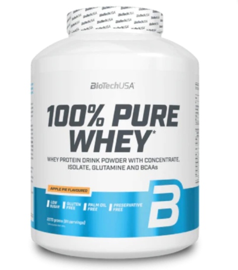 BioTech USA 100% Pure Whey 2270g o smaku szarlotki BioTech USA 100% Pure Whey 2270g o smaku szarlotki