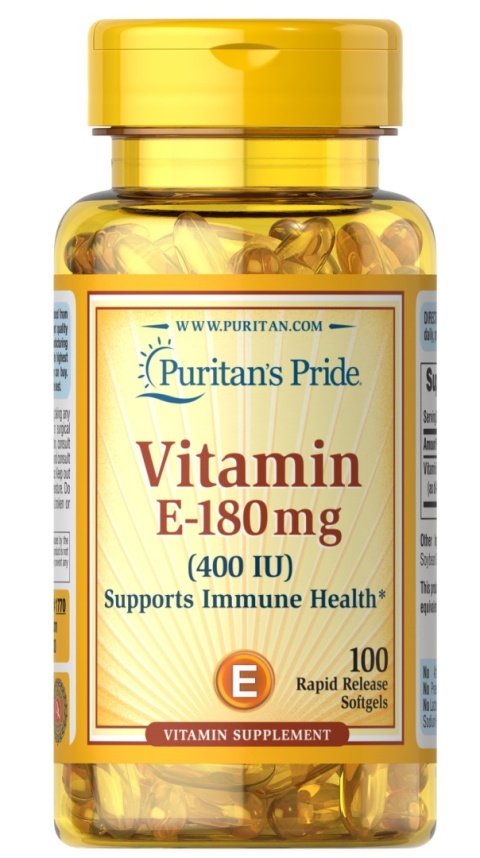 Puritan's Pride Witamina E-180mg 400IU 100 kapsułek Puritan's Pride Witamina E-180mg 400IU 100 kapsułek