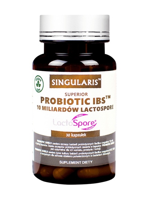 Singularis Superior Probiotic IBS 10 mld 30 kapsułek wegańskich Singularis Superior Probiotic IBS 10 mld 30 kapsułek wegańskich