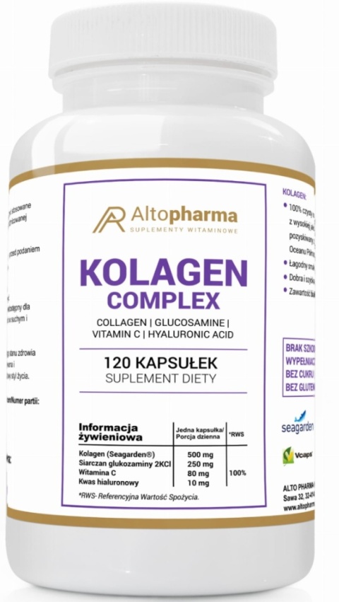 Altopharma Kolagen (Seagarden) Complex 500 mg 120 kapsułek