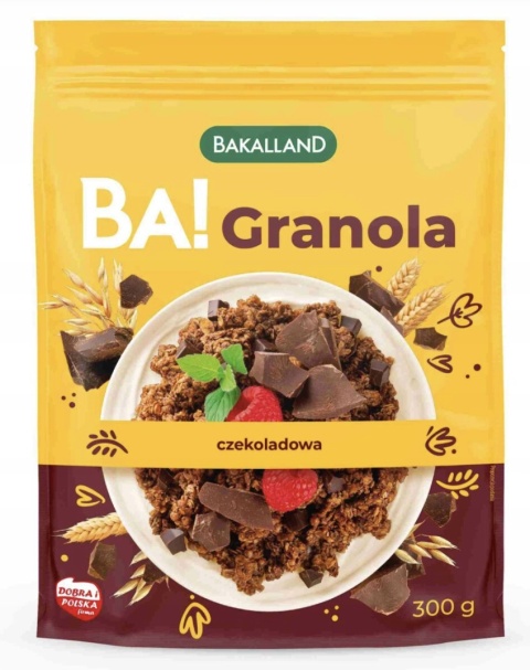 Bakalland BA! Granola czekoladowa 300 g Bakalland BA! Granola czekoladowa 300 g