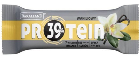 Bakalland Baton Proteinowy Wanilia 35 g Bakalland Baton Proteinowy Wanilia 35 g