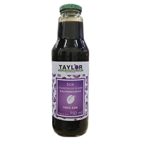 Taylor Sok z suszonych śliwek kalifornijskich 750 ml Taylor Sok z suszonych śliwek kalifornijskich 750 ml