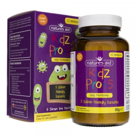 Natures Aid Kidz Pro-5 Miliardów Probiotyk 90g Natures Aid Kidz Pro-5 Miliardów Probiotyk 90g
