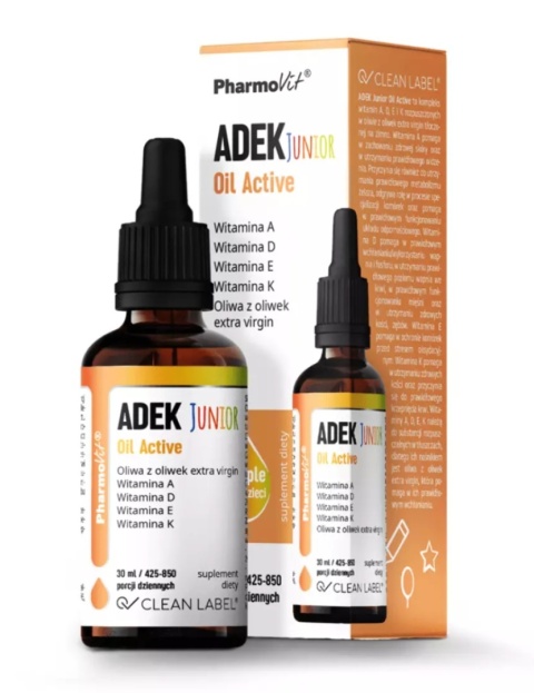 Pharmovit ADEK Junior Oil Active 30 ml Pharmovit ADEK Junior Oil Active 30 ml
