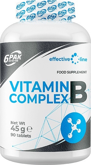 6PAK EL Witamina B Complex 90 tabletek 6PAK EL Witamina B Complex 90 tabletek