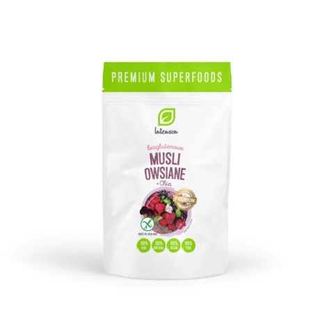 Intenson Musli z nasionami Chia bezglutenowe 200g