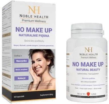Noble Health No make up 60 kapsułek Noble Health No make up 60 kapsułek