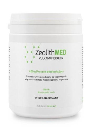 ZeolithMED ® Klinoptylolit Zeolit proszek 400 g