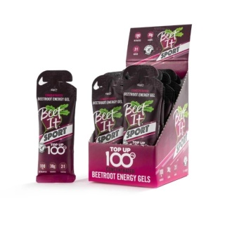 Beet It Sport Energy Gel Top Up 100 żel energetyczny 12 sztuk x 43g