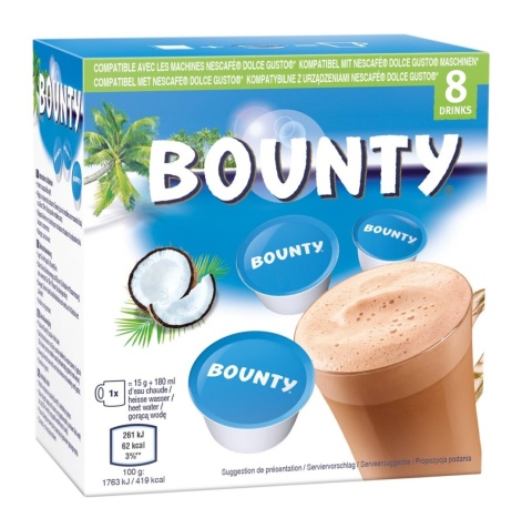 Bounty Czekolada na gorąco kapsułki 8x15g Bounty Czekolada na gorąco kapsułki 8x15g