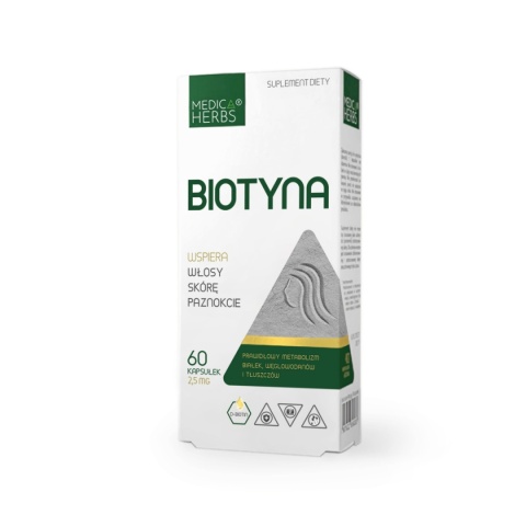 Medica Herbs Biotyna 60 kapsułek Medica Herbs Biotyna 60 kapsułek
