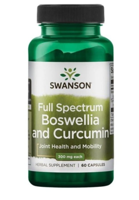 Swanson Full Spectrum Boswellia + Curcumin 60 kapsułek