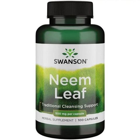 Swanson Neem Leaf 500 mg 100 kapsułek