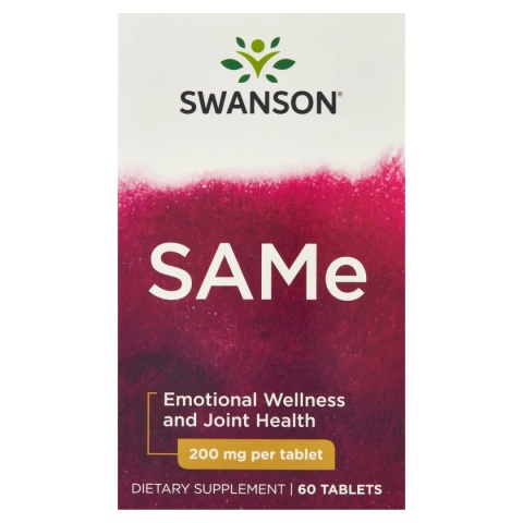 Swanson SAMe 200 mg 60 tabletek