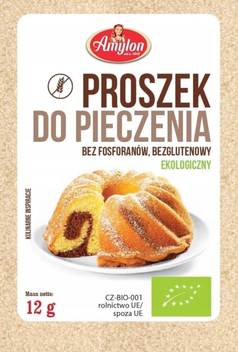Amylon Proszek Do Pieczenia Bezglutenowy BIO 200 g