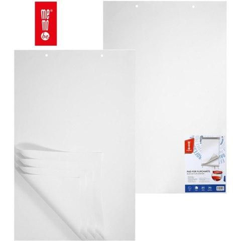Blok do flipchartu MemoBe 65x100cm gładki (20) MemoBe Blok do flipchartu MemoBe 65x100cm gładki (20) MemoBe
