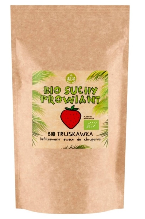 Helpa Suchy Prowiant Liofilizowane Truskawki BIO 20 g