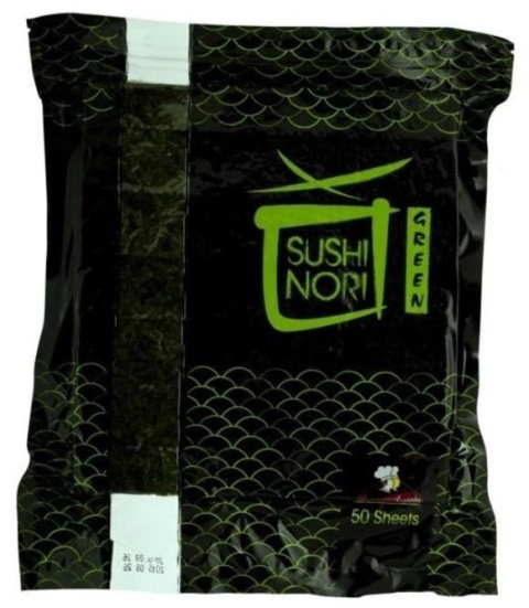 Kuchnie Świata Glony Nori algi Green 115 g 50 arkuszy