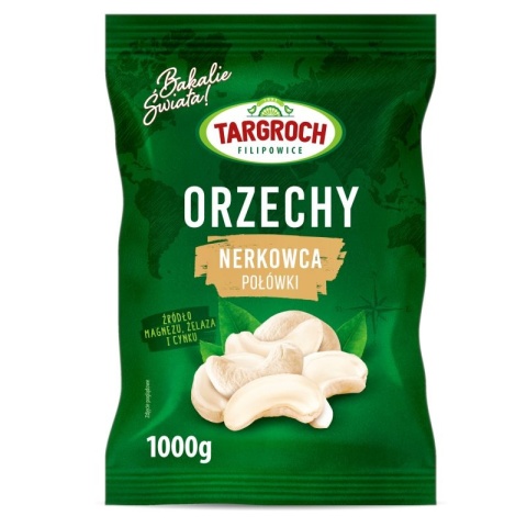 Targroch Orzechy nerkowca połówki 1 kg Targroch Orzechy nerkowca połówki 1 kg