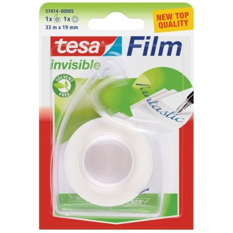Taśma biurowa Tesa Film Invisible 19mm/33m + podajnik TESA Taśma biurowa Tesa Film Invisible 19mm/33m + podajnik TESA