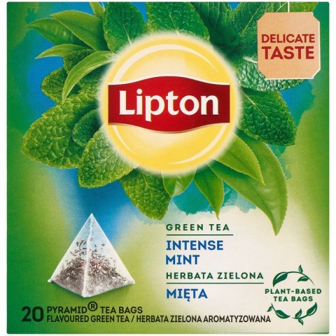HERBATA LIPTON PIRAMID's GREEN z MIĘTĄ (20) Lipton HERBATA LIPTON PIRAMID's GREEN z MIĘTĄ (20) Lipton