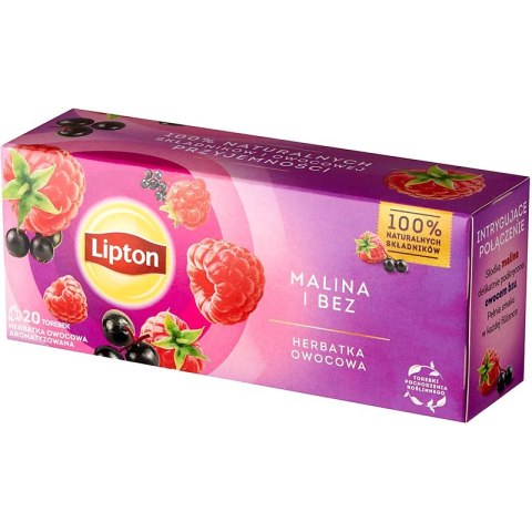 Herbata Lipton Malina i bez (20) Lipton Herbata Lipton Malina i bez (20) Lipton