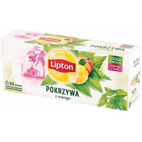 Herbata Lipton ziołowa pokrzywa z mango (20) Lipton Herbata Lipton ziołowa pokrzywa z mango (20) Lipton