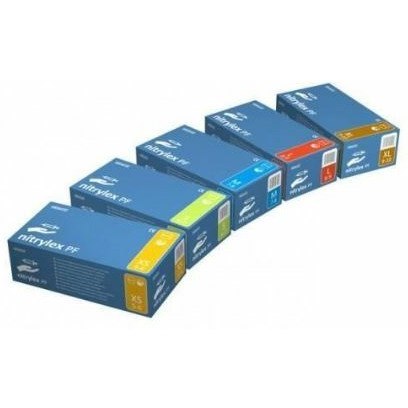 Rękawice nitrylowe Maxter Blue rozmiar L (100) Maxter Rękawice nitrylowe Maxter Blue rozmiar L (100) Maxter