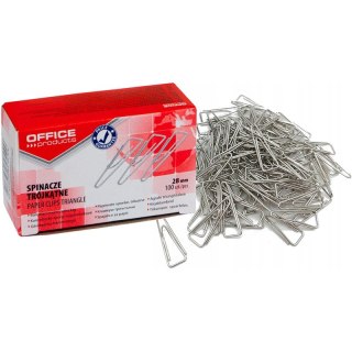 Spinacze trójkątne OFFICE PRODUCTS, 28mm, 100szt., Office Products