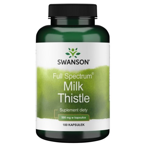 Swanson Full Spectrum Milk thistle (Ostropest plamisty) 500 mg 100 kapsułek