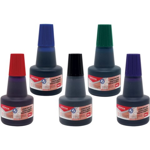 Tusz do pieczątek Office Products 30ml czerwony Office Products Tusz do pieczątek Office Products 30ml czerwony Office Products