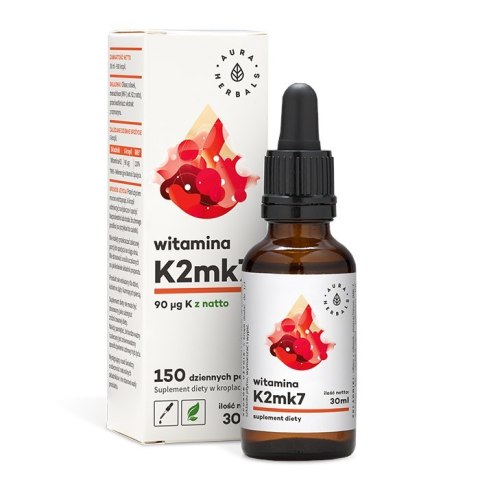Aura Herbals Witamina K2mk7 30 ml w kroplach