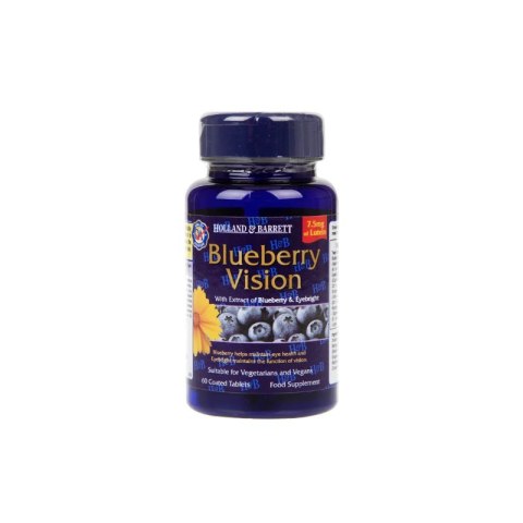 Holland & Barrett Blueberry Vision 60 tabletek Holland & Barrett Blueberry Vision 60 tabletek