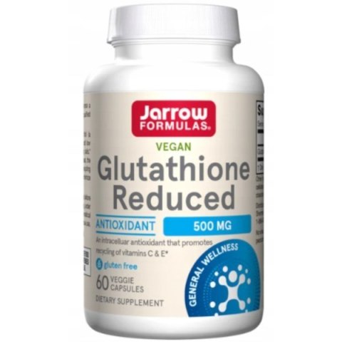 Jarrow Formulas Glutathione zredukowany 500 mg 60 kapsułek Jarrow Formulas Glutathione zredukowany 500 mg 60 kapsułek