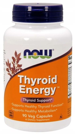 Now Foods Thyroid Energy (Wsparcie tarczycy) 90 kapsułek