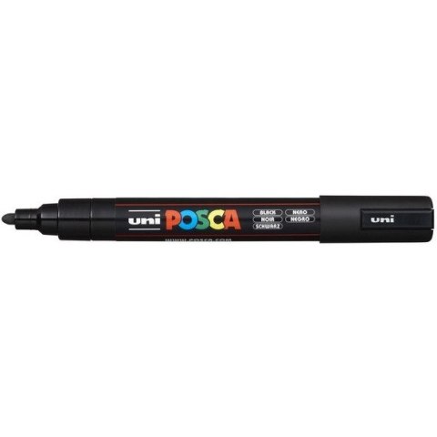 MARKER Z FARBĄ PLAKATOWĄ UNI PC-5M POSCA CZARNY Uni