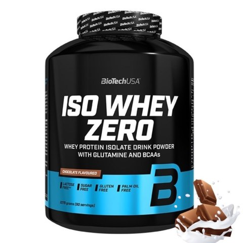 BioTech USA Iso Whey Zero Black 1816 g o smaku czekoladowym