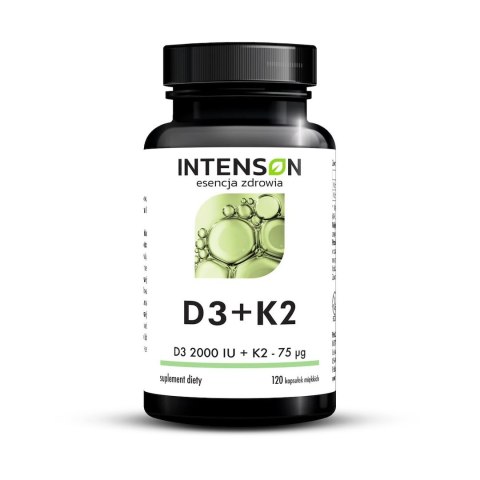 Intenson Witamina D3+K2 120 kapsułek