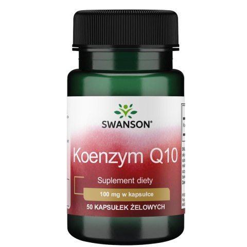 Swanson Koenzym Q10 100 mg 50 kapsułek żelowych