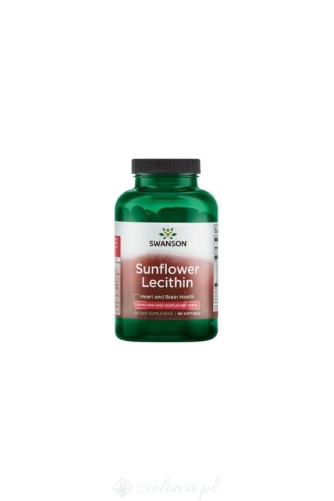 Swanson Lecytyna słonecznikowa 1200 mg 90 kapsułek