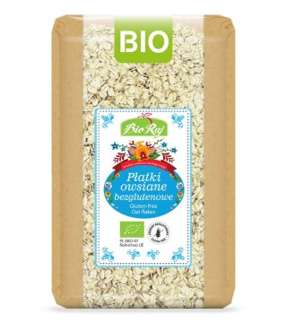 Bio Raj Płatki Owsiane Bezglutenowe BIO Polska 1 kg