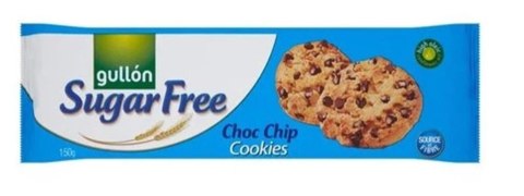 GULLON Ciastka z kawałkami czekolady bez cukru 150 g
