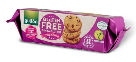 GULLON Ciastka z kawałkami czekolady bez dodatku cukru bezglutenowe 130 g